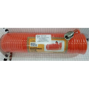 Шланг подкачки колес 10м.спираль. с быстросъёмным соединением 8*12мм.