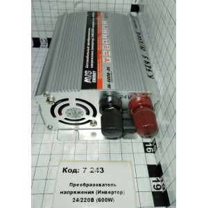 Преобразователь напряжения (Инвертор) 24/220В (600W)