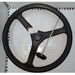 Колесо 80-3402015-А1 рулевое (3 спицы) в сб с зажимом и крышкой