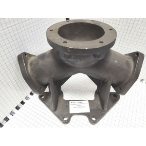 Тройник 701.10.00.109 (чугун) (701.10.00.090-2)